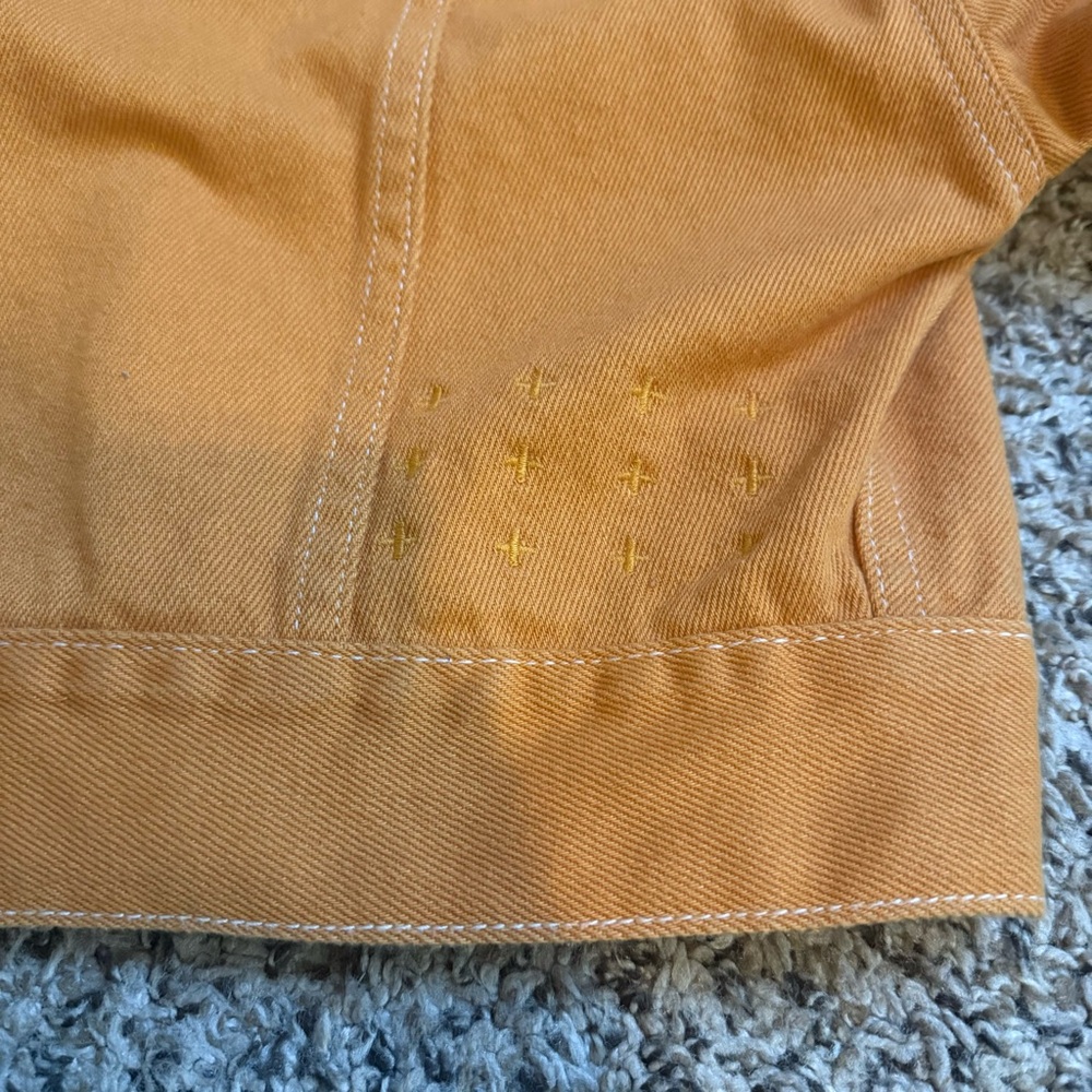 Ksubi World Tour Collection Billie Cropped 80’s Style Denim Jacket Size XS - Picture 12 of 13